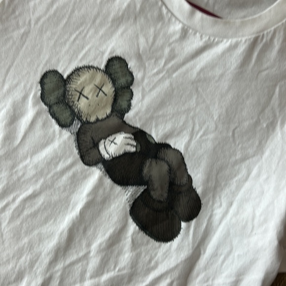 Uniqlo x KAWS Shirts Kaws Tokyo First Olympics Tee White Japanese